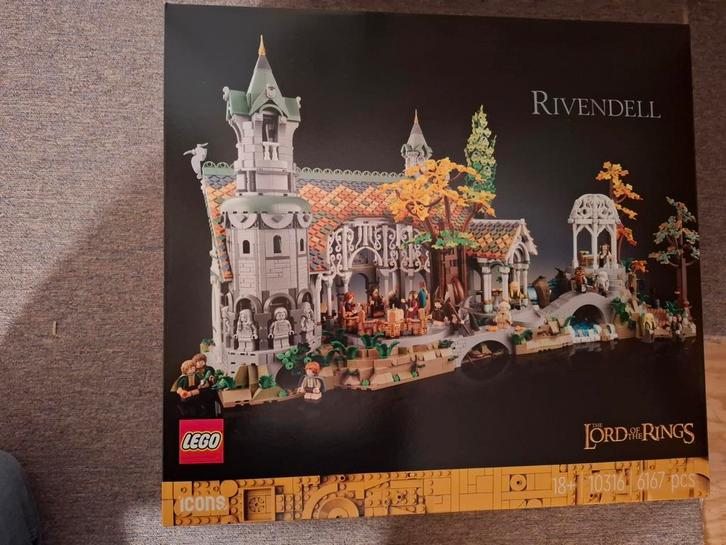 Lego Icons 10316 Rivendell - Lord of the Rings, Kinderen en Baby's, Speelgoed | Duplo en Lego, Nieuw, Lego, Complete set, Ophalen of Verzenden