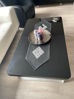 Salontafel hoogeglaas zwart, Huis en Inrichting, Tafels | Salontafels, 100 tot 150 cm, Zo goed als nieuw, Minder dan 50 cm, Rechthoekig