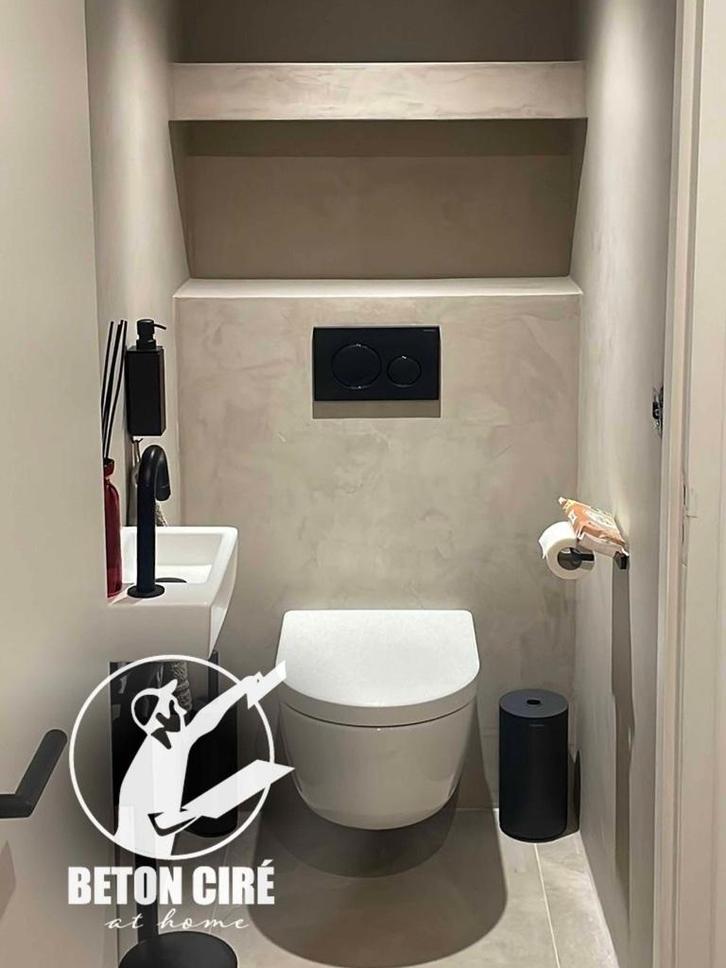 Beton ciré toilet, Diensten en Vakmensen, Stukadoors en Tegelzetters, Stucwerk