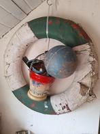 Oude reddingsboei, emmertje plus spulletjes, Antiek en Kunst, Ophalen of Verzenden