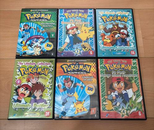 Pokemon 6 DVD’s, Cd's en Dvd's, Dvd's | Tekenfilms en Animatie, Zo goed als nieuw, Ophalen of Verzenden