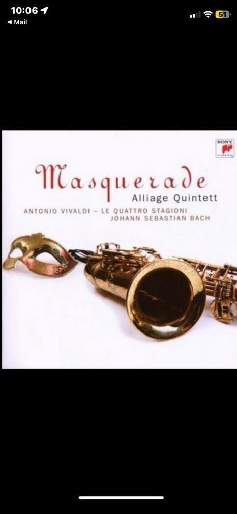 Masquerade - Alliage Quintett CDBoxset, Cd's en Dvd's, Cd's | Klassiek, Zo goed als nieuw, Kamermuziek, Barok, Boxset, Ophalen of Verzenden