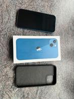 iPhone 13 blauw, 128GB, incl kabel,hoesje en screenprotector, Telecommunicatie, Mobiele telefoons | Apple iPhone, 83 %, Blauw