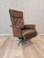 Hjort Knudsen elektrische leren relax fauteuil op accu, Minder dan 75 cm, Ophalen of Verzenden, Zo goed als nieuw, Nvt