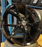 VOLKSWAGEN GOLF 8 R LOOK VELGEN 18 / 19 INCH 5X112 ZWART, Ophalen of Verzenden, Nieuw, Velg(en)