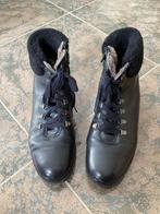 Clic boots met rits, veters en bontrand (nep) maat 39, Ophalen of Verzenden, Zo goed als nieuw, Zwart