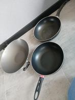 3 wokpannen. 1 van Brabantia., Huis en Inrichting, Keuken | Potten en Pannen, Ophalen of Verzenden
