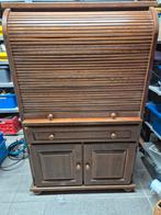 Vintage secretaire met rolluik, Antiek en Kunst, Antiek | Meubels | Kasten, Ophalen