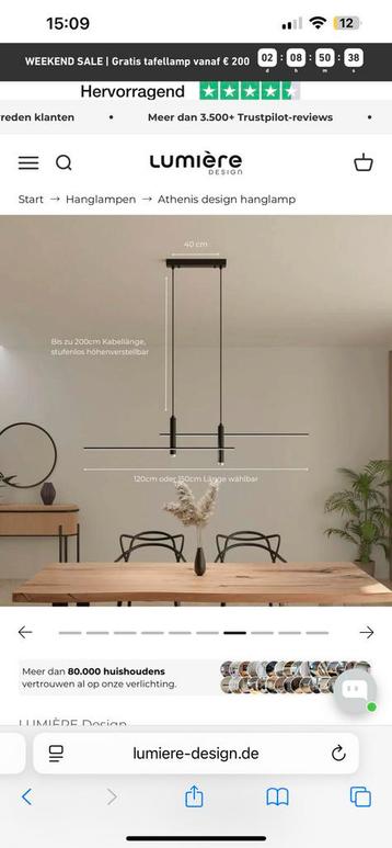 Lumière desgin, Athenis design lamp beschikbaar voor biedingen