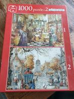 Anton pieck 2 puzzels in doos, Ophalen of Verzenden, 500 t/m 1500 stukjes, Zo goed als nieuw
