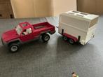 Schleich pick up met paarden trailer, Ophalen, Zo goed als nieuw