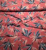 Tricot  roze leaves, Overige materialen, 120 cm of meer, Nieuw, Ophalen of Verzenden