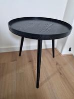 Woood Mesa Bijzettafel in nette staat, Ophalen, Minder dan 55 cm, Rond, Zo goed als nieuw