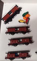Te koop 4x fleischmann  Autotransport wagons  ho, Hobby en Vrije tijd, Modeltreinen | H0, Gelijkstroom, Verzenden, Fleischmann