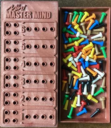 Compleet mini mastermind spelletje, vintage beschikbaar voor biedingen