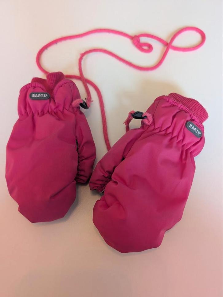 Barts Wanten 3-6 jaar - Fuchsia Roze, Kinderen en Baby's, Babykleding | Mutsen, Sjaals en Wanten, Zo goed als nieuw, Wanten, Jongetje of Meisje