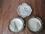 Kastelen Rijn Landsberg Meiningen wandborden biscuit Rhein, Ophalen