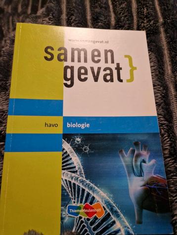 Samengevat Biologie HAVO - Zo goed als nieuw! beschikbaar voor biedingen