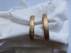 Gouden ringen vriendschap verloving trouwen 750, Verzenden, Nieuw, 17 tot 18, Dame of Heer