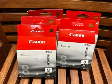 5x nieuw Canon cartridge zwart beschikbaar voor biedingen