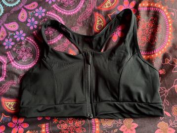 3 zwarte sport bh's met rits XL nu 10€ per stuk of samen 25€ beschikbaar voor biedingen