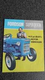 Forson Dexta oldtimertractor 1964 folder, Verzenden, Gelezen, Folder