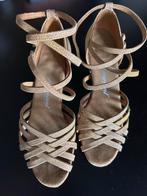 Gouden Diamant Dansschoenen Maat 38,5, Kleding | Dames, Schoenen, Ophalen of Verzenden, Zo goed als nieuw, Beige, Dansschoenen