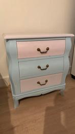 Antiek ladekast Frans buik kastje nachtkastje kast brocante, Ophalen, 50 tot 100 cm, Zo goed als nieuw, Minder dan 100 cm