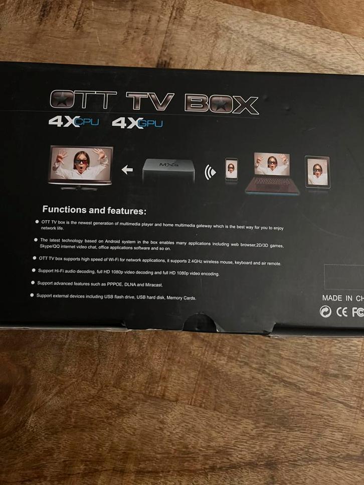 TV BOX MXQ ANDROID MEDIASPELER KODI XBMC, Audio, Tv en Foto, Mediaspelers, Zo goed als nieuw, HDMI, Ophalen of Verzenden