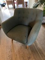 Leuke groene stoel, Huis en Inrichting, Fauteuils, Ophalen, Gebruikt, 75 tot 100 cm, 75 tot 100 cm