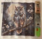 Diamond Painting Uil 40x40 rond Nieuw, Hobby en Vrije tijd, Ophalen of Verzenden, Nieuw, Knutselwerk
