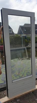 Dubbele hardhout openslaande buitendeuren, Ophalen, Gebruikt, 80 tot 100 cm, Buitendeur
