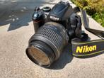 Nikon D5000, bijna niet gebruikt., Audio, Tv en Foto, Fotocamera's Digitaal, Ophalen of Verzenden, Zo goed als nieuw, Nikon