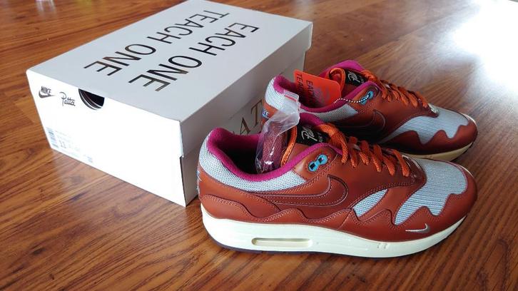 Nike Air Max 1 x Patta 'Dark Russet' maat 45, Kleding | Heren, Schoenen, Nieuw, Sneakers of Gympen, Bruin, Ophalen