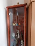 Vitrinekast, Huis en Inrichting, Kasten | Vitrinekasten, Ophalen, 50 tot 100 cm, Zo goed als nieuw, Kersenhout