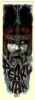 Pearl Jam sticker #2, Ophalen of Verzenden, Nieuw, Foto of Kaart