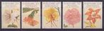 Suriname 237/41 postfris Bloemen 1981, Postzegels en Munten, Postzegels | Suriname, Ophalen of Verzenden, Postfris