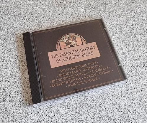 The Essential History Of Acoustic Blues - 1990 - John Hurt, Cd's en Dvd's, Cd's | Jazz en Blues, Zo goed als nieuw, Blues, Ophalen of Verzenden