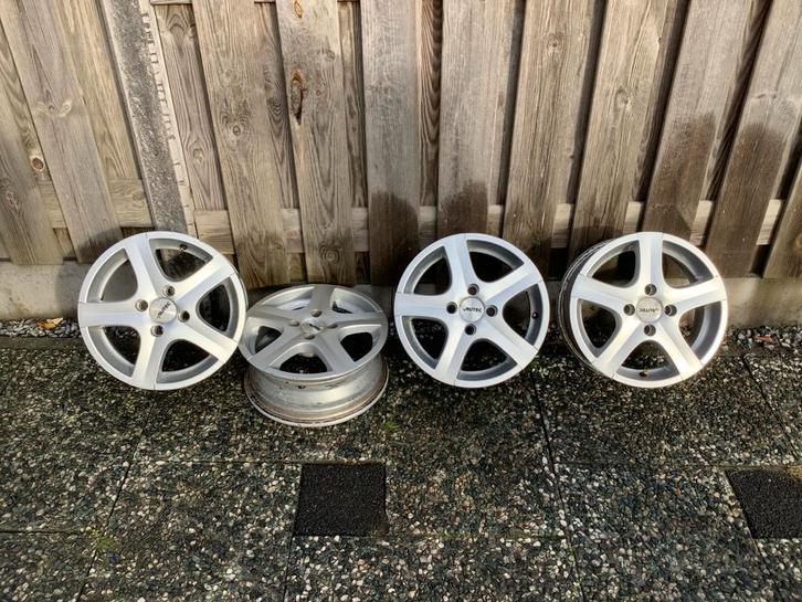 Lichtmetalen velgen 14 inch - Autec - 5.5Jx14 H2 - 4 stuks, Auto diversen, Auto-accessoires, Gebruikt, Ophalen