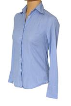 CALIBAN getailleerde blouse, blauw, Mt. 38, Blauw, Maat 38/40 (M), Caliban, Zo goed als nieuw