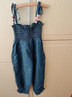 Jeans capri jumpsuit maat 122/128, Ophalen, Gebruikt, Meisje, Broek