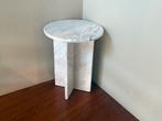 Marmer Carrara design bijzettafel - sidetable | NIEUW