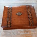 Antieke Schrijfdoos met Houten Inleg, Ophalen of Verzenden