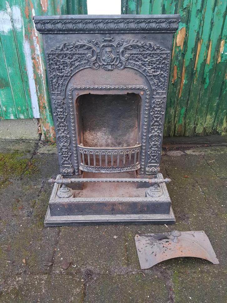 Terras verwarming: Gezellige buiten openhaard kachel, Huis en Inrichting, Kachels, Gebruikt, Vrijstaand, Houtkachel, Hout, Ophalen of Verzenden