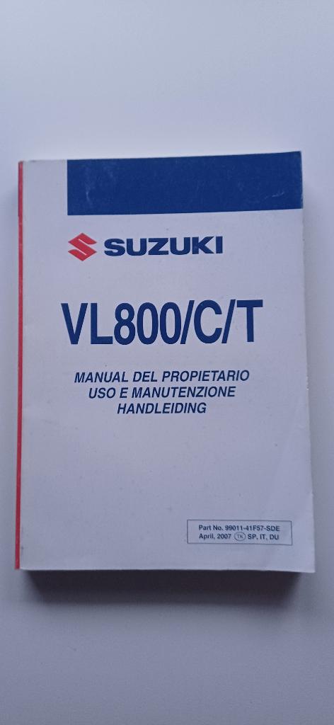 Instructieboekje Suzuki VL 800 C/T 2008, Motoren, Handleidingen en Instructieboekjes, Ophalen of Verzenden, Suzuki