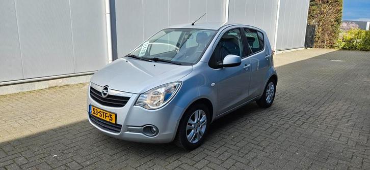 Opel Agila 1.0 12V 2011 Grijs Airco Zeer nette auto, Auto's, Opel, Bedrijf, Agila, Benzine, Euro 5, A, Hatchback, Handgeschakeld