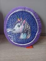 Emoji kussen unicorn en regenboog- verander kussen, Ophalen of Verzenden, Zo goed als nieuw