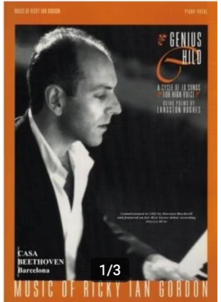 Genius Child Music of Ricky Ian Gordon piano, Muziek en Instrumenten, Bladmuziek, Nieuw, Artiest of Componist, Populair, Piano