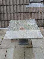 Granieten tafel - tuintafel, Ophalen, Zo goed als nieuw, Vierkant, Overige materialen