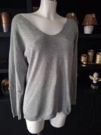 Nieuwe V-hals trui lurex zilver 1 maat 40 42 44 46, Kleding | Dames, Truien en Vesten, Ophalen of Verzenden, Nieuw, Maat 42/44 (L)